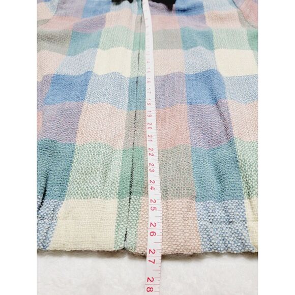 Alfred Dunner Jacket TWILL Plaid Check Womens 16 Full Zip Vintage Shoulder Pads - Picture 2 of 7